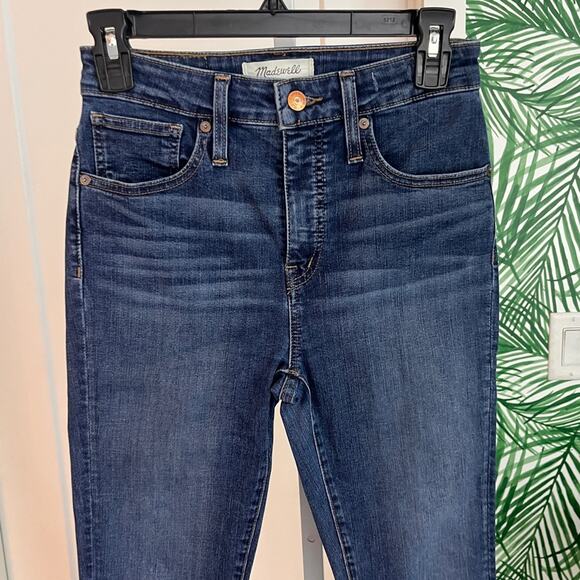 Madewell Curvy High Rise Skinny Jeans Dark Wash 26P - Picture 5 of 14